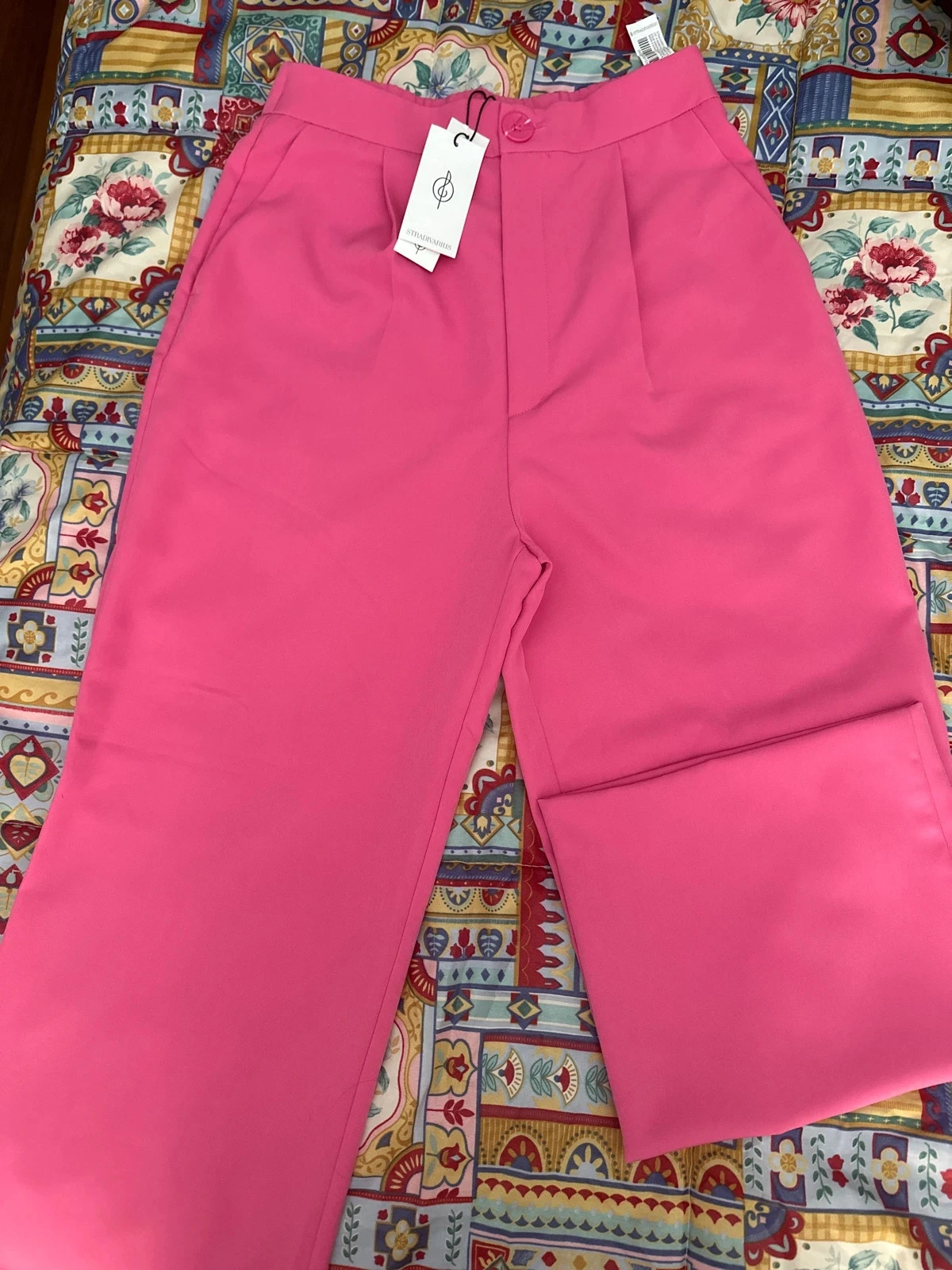 Pantalón ancho vestir marca Stradivarius